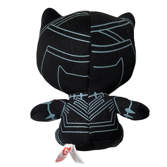NWT Ty Black Panther Beanie Baby Silver MARVEL plush collectible toy - Picture 4 of 4